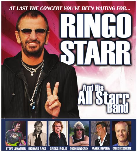 Een foto van Ringo Starr met zijn All-Starr Band