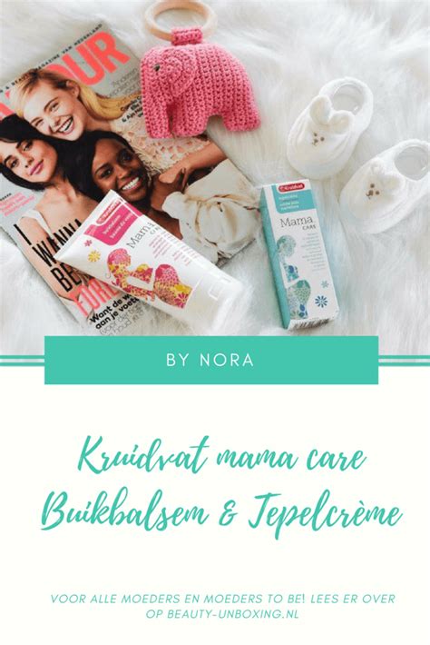 Producten van Kruidvat mama care: buikbalsem en tepelcrème