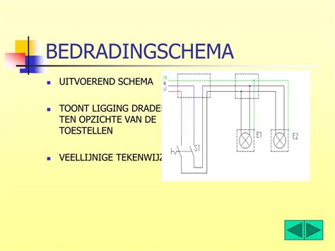 Schema van de bedrading van een trimpomp met relais en schakelaars.