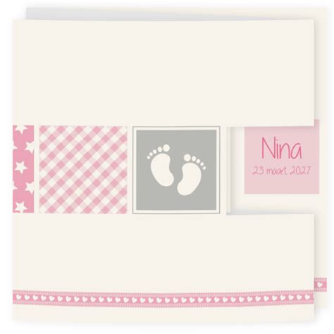 Tabel met prijzen voor drieluik geboortekaartjes in verschillende formaten en oplages.