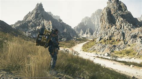 Concept art van de desolate, post-apocalyptische wereld van Death Stranding 2: On The Beach.