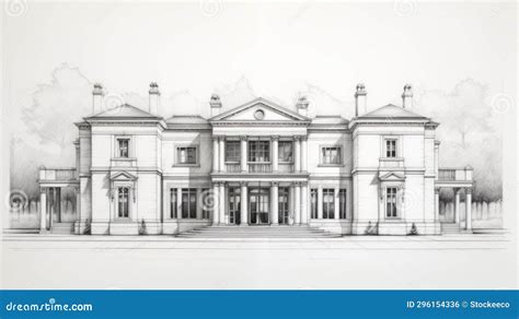 Ontwerp van Villa Volta met neoklassieke architectuur en bokkenkopornamenten