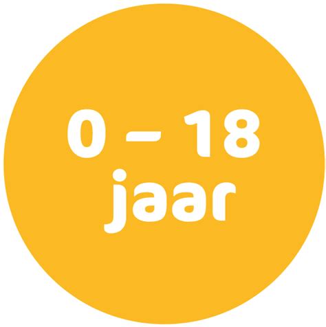 kalender met vaccinatiemomenten voor kinderen van 0 tot 18 jaar