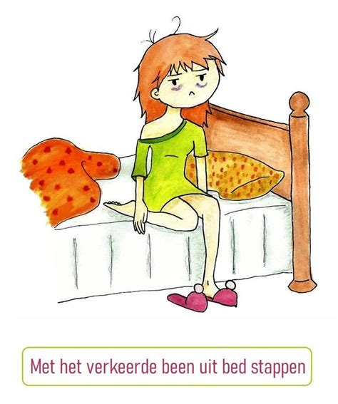 Illustratie van een kind dat zelfstandig uit een laag bed stapt