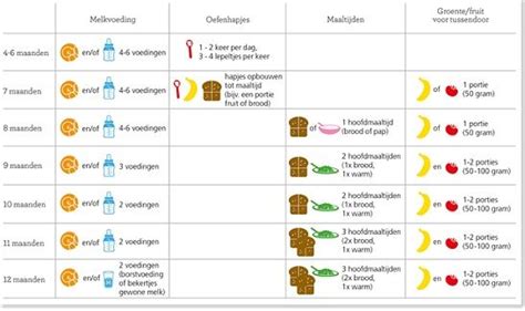 Schema voor babyvoeding op 11 maanden, met tijden, soorten voeding en slaapperiode.