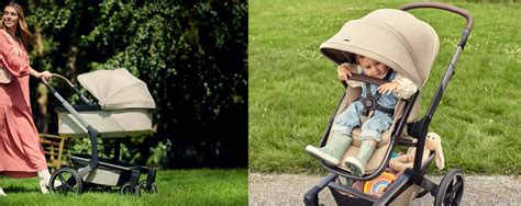 Detail van de verstelbare zitting en veiligheidsbeugel van de Joolz Day