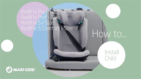 Infographic die de aanpasbaarheid van de RodiFix S i-Size toont