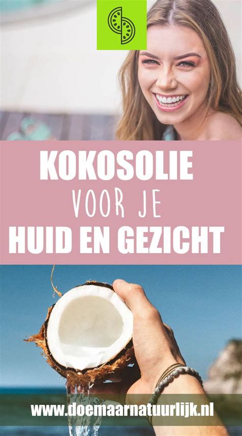 infographic met de voordelen van kokosolie voor de huid