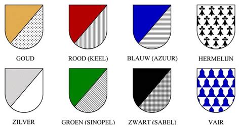 Illustratie van het wapen van de familie Van Oorschot