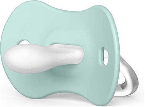 Close-up van een Suavinex Wonder fopspeen, met nadruk op het ergonomische schild en de SX Pro speen