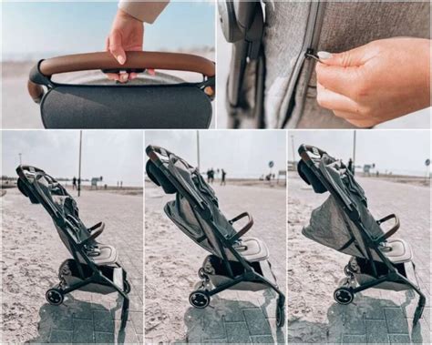 Afbeelding die de verschillende ligstanden van de Joolz Aer+ buggy toont.