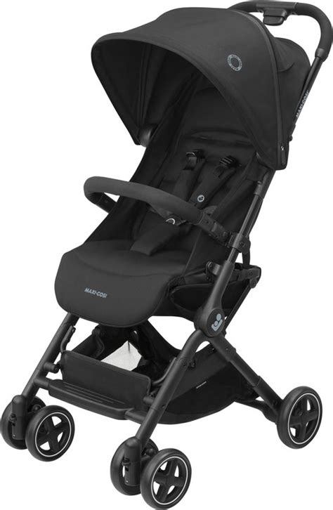 Maxi-Cosi Lara² buggy opgevouwen met schouderband