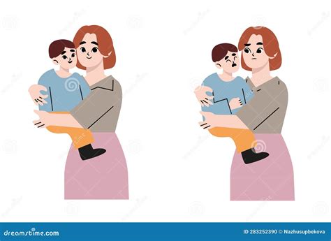 Illustratie van een kraamverzorgende die een baby vasthoudt en met ouders praat