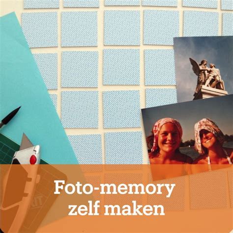 screenshot van een memory app met de optie om eigen foto's toe te voegen
