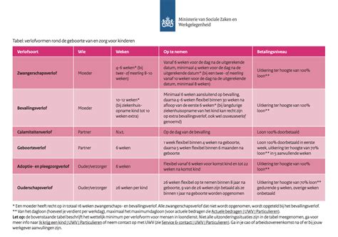 Infographic met de belangrijkste regels rondom ouderschapsverlof: aanvraagtermijn, maximale duur, betaalde weken en wanneer werkgever kan weigeren.