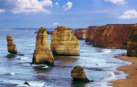 Indrukwekkende rotsformaties van de 12 Apostelen langs de Great Ocean Road