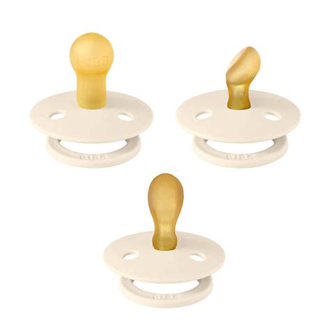 Illustratie van verschillende soorten fopspenen (rond, symmetrisch, anatomisch) met duidelijke labels