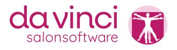 Illustratie van een gebruiker die de Da Vinci Salonsoftware gebruikt voor btw-aangifte