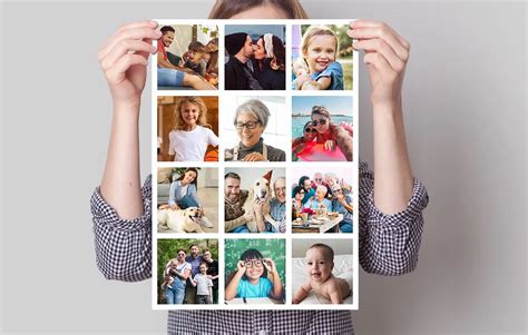 Collage van foto's van baby's, gemaakt door Make a Memory