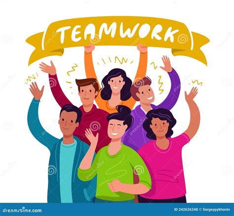 illustratie van verschillende professionals die samenwerken