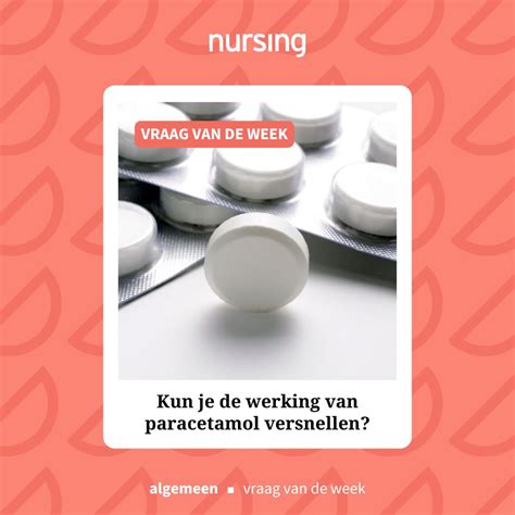 Grafiek die de werking van paracetamol op koorts en pijn illustreert.
