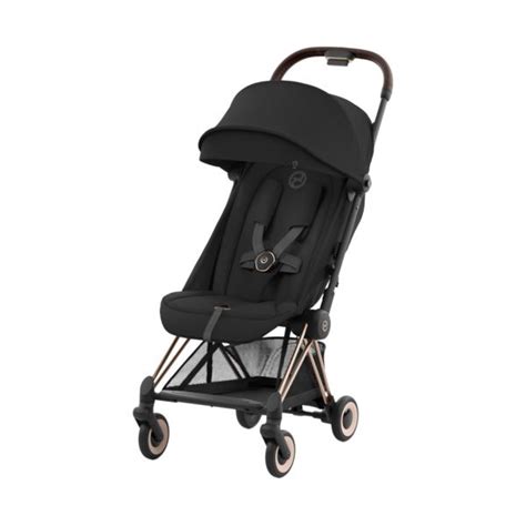Cybex Coya buggy opgevouwen en als handbagage