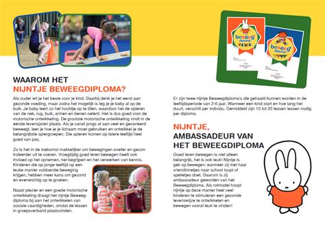 Kinderen die de Nijntje beweeglessen volgen