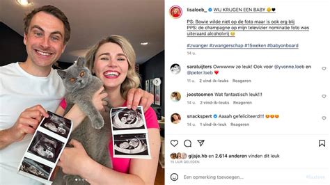 Indy Isabella's zwangerschapsaankondiging op Instagram