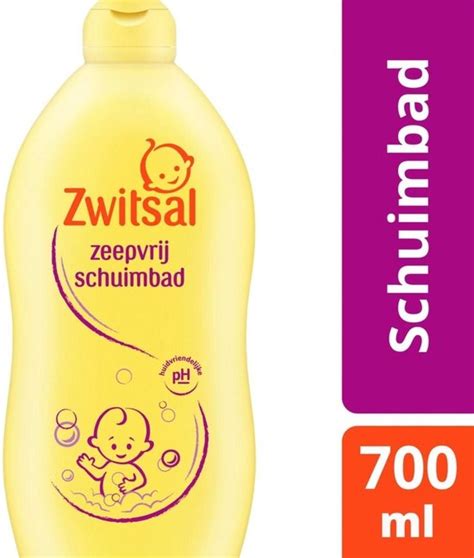 Afbeelding van de fles Zwitsal Zeepvrij Schuimbad met een zachte schuimtextuur