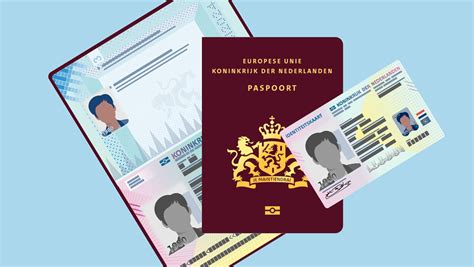 illustratie van een paspoort en geboorteakte met een kruis erdoorheen