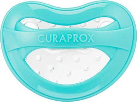 Illustratie van de Curaprox fopspeen met de platte punt en het siliconenmembraan