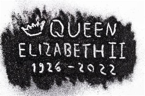 Foto van Koningin Elizabeth II met de tekst 