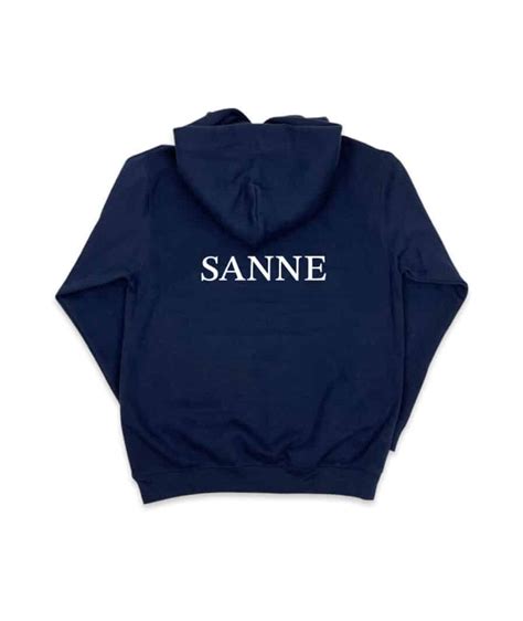 Voorbeeld van een gepersonaliseerde 'Grote Broer' hoodie met naam en symbool.