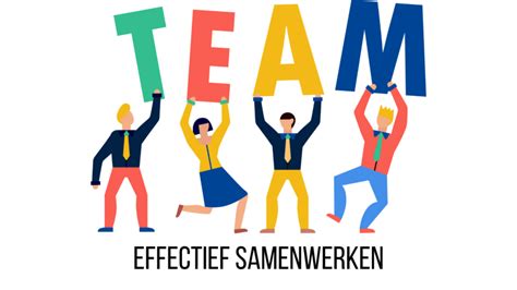 Illustratie van de samenwerking binnen het team
