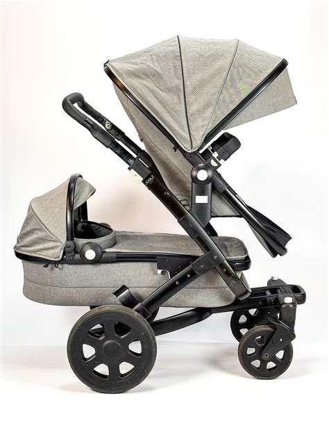 Schema dat de uitbreidingsmogelijkheden van de Joolz Geo2 toont (mono, duo, twin)