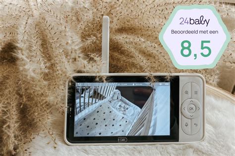 Detailfoto van het 5 inch HD-kleurenscherm van de B-Care Moon Wifi Connected