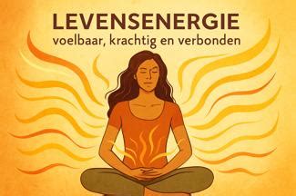 Visuele weergave van de levensenergie die door een menselijke 'buis' stroomt, met een kink die de energiestroom blokkeert.