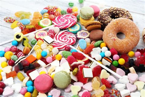 Een kleurrijke verzameling van verschillende kindertraktaties