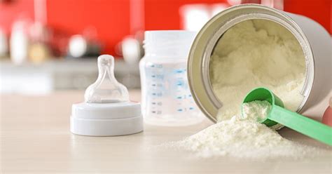 Illustratie van de verschillende componenten in flesvoeding.