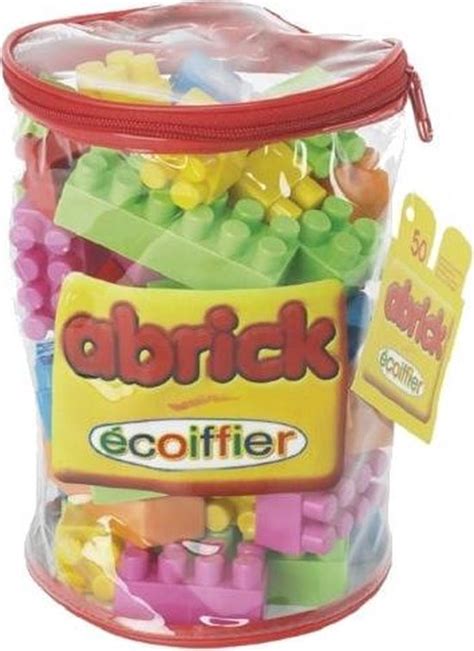 Diverse Écoiffier bouwblokken in verschillende kleuren