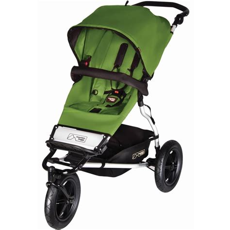 Schematische weergave van het aluminium frame van de Mountain Buggy Urban Jungle, met focus op lichtgewicht constructie.