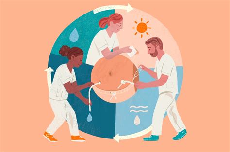 Illustratie van de juiste handelingen voor handkolven.