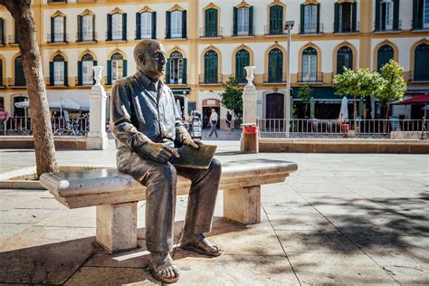 Standbeeld van Pablo Picasso in zijn geboorteplaats Málaga
