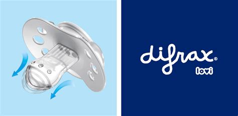 Illustratie van een baby die de Difrax LOVI Genius Oefenbeker vasthoudt en drinkt, met nadruk op de ergonomische handvatten en de speciale drinkrand.