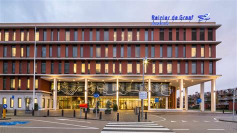 Kaart met locaties van Alrijne Ziekenhuis en Reinier de Graaf Ziekenhuis waar de IVF-behandeling plaatsvindt.
