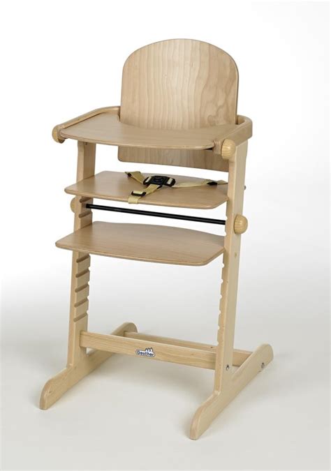 Overzichtstekening van de Geuther Kid Hit kinderstoel met afmetingen