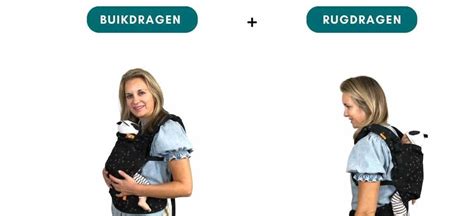 Schema met de verschillende draagposities van de Tula Free-to-Grow