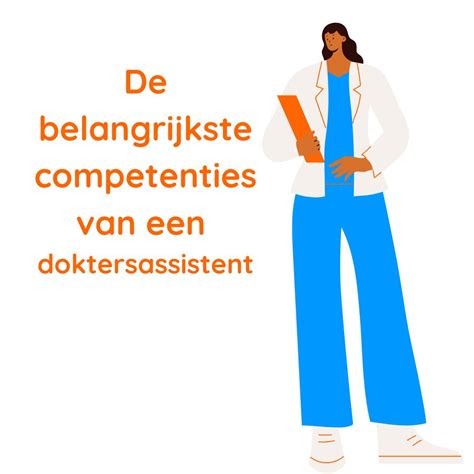 Infographic met de belangrijkste competenties van een consultatiebureau-assistent