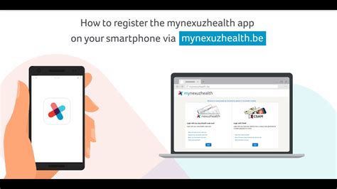 Screenshot van de Mynexuzhealth app met een placeholder voor testresultaten.