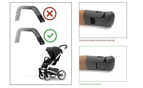 Illustratie van de Mutsy Trans Range kinderwagen met alle onderdelen zichtbaar.
